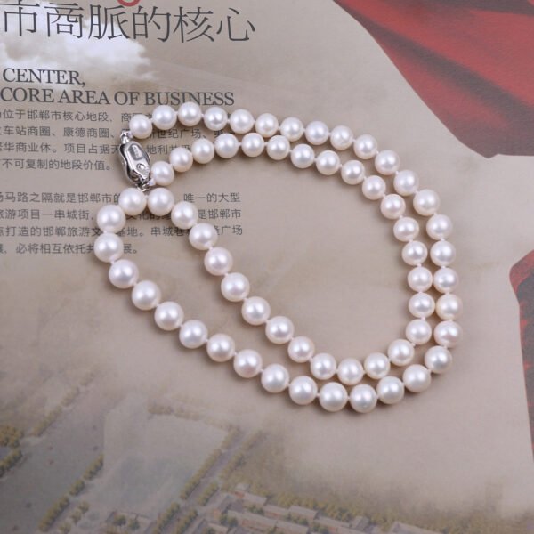 50cmFreshwater Round High-Luster Pearl Necklace