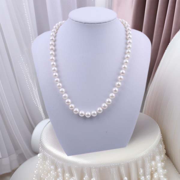 50cmFreshwater Round High-Luster Pearl Necklace