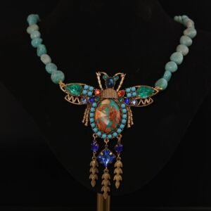 The Scarab's Secret: Retro Turquoise
