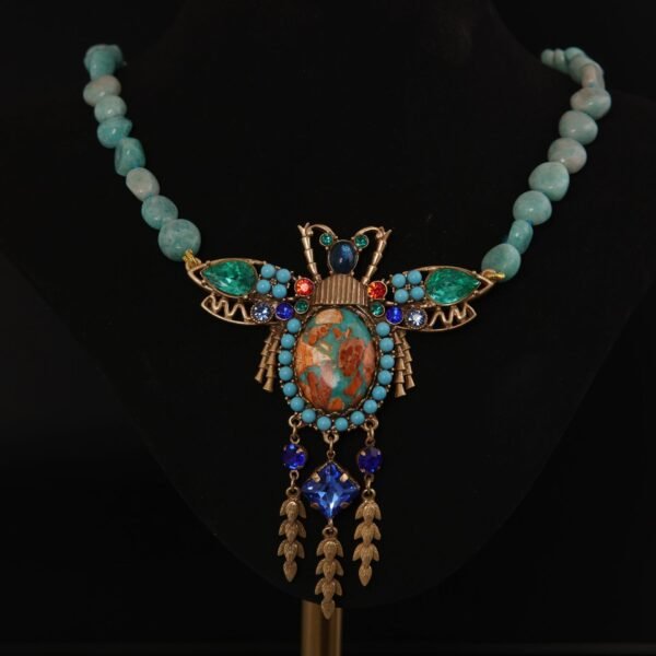 The Scarab's Secret: Retro Turquoise
