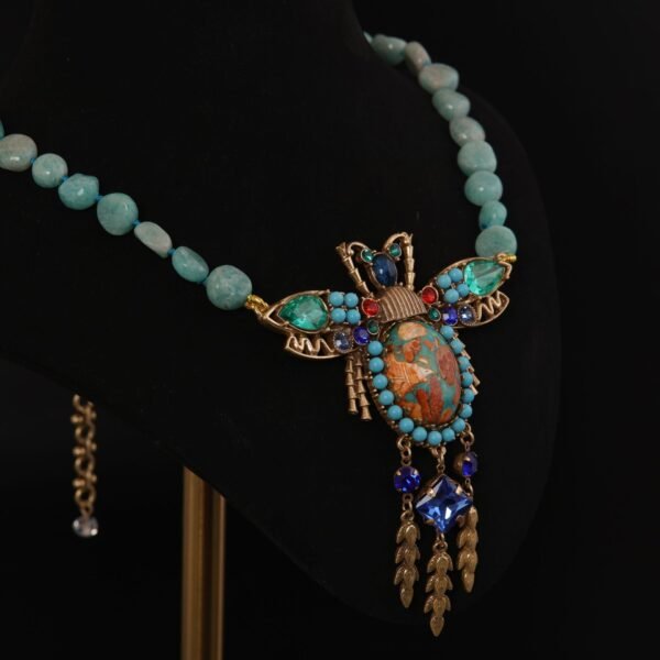 The Scarab's Secret: Retro Turquoise