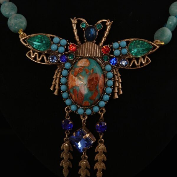 The Scarab's Secret: Retro Turquoise